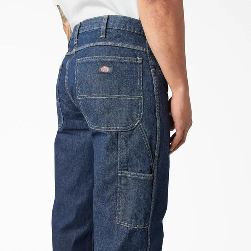 Vista 6 de Dickies pantalones de jean de ajuste holgado estilo carpintero para hombre