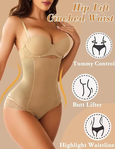 Vista 2 de Avidlove Faja moldeadora para mujer con control de abdomen, ropa interior de cintura alta para mujer