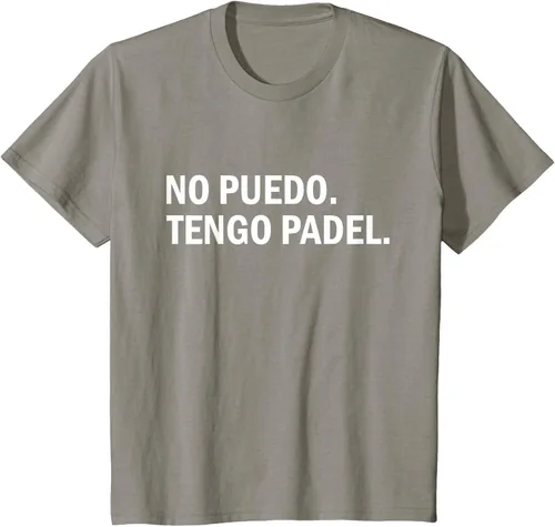 Vista 38 de Camiseta de jugador divertido No Puedo Tengo Padel Hobby