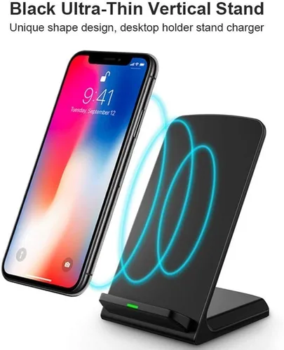 Vista 10 de Soporte de cargador inalámbrico rápido para Samsung Galaxy S25 S24 S23 S22 Ultra/S21/Note 20/S20/S10+/S10e/S9/S8+/S7 Edge Note 9/8 Qi Base de carga