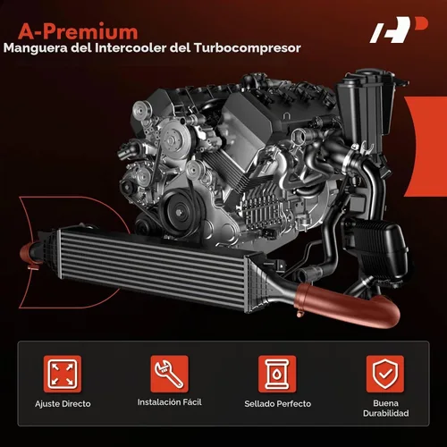 Vista 2 de Manguera intercooler turbocompresor A-Premium