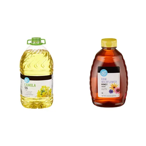 Vista 8 de Happy Belly - Marca Amazon – Miel de flor silvestre cruda, 32 onzas (anteriormente Solimo) (el empaque puede variar)