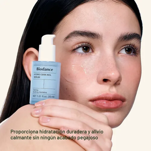 Vista 3 de BIODANCE Hydro Cera-nol Suero, suero facial hidratante y calmante para piel seca y sensible con ceramida, D-pantenol, ácido hialurónico, cuidado