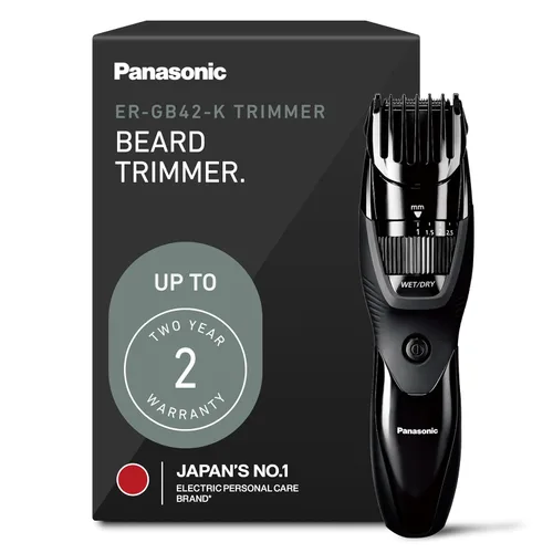 Vista 11 de Panasonic Recortadora de barba para hombres inalámbrica de precisión y potencia, cortapelos con accesorio de peine y 19 configuraciones ajustables