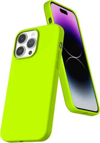 Vista 268 de Funda de silicona líquida compatible con iPhone 12 Pro Max 6.7 pulgadas, funda de gel de protección completa con forro de microfibra, funda