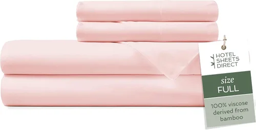 Vista 48 de Hotel Sheets Direct - Juego de sábanas 100% viscosa derivada de bambú tamaño individual - sábanas refrescantes con 1 funda de almohada