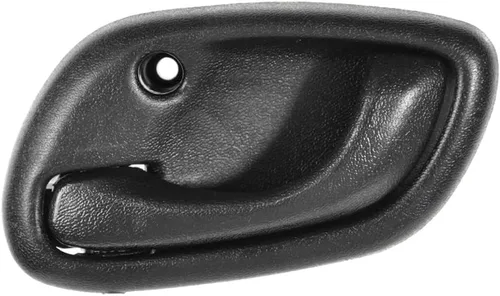 Vista 32 de TRQ Manija Interior de Puerta del Lado del Pasajero Negra Compatible con Ford Bronco 1987-1996 F-150 1987-1997 F-250 1997 F-250 HD F-350