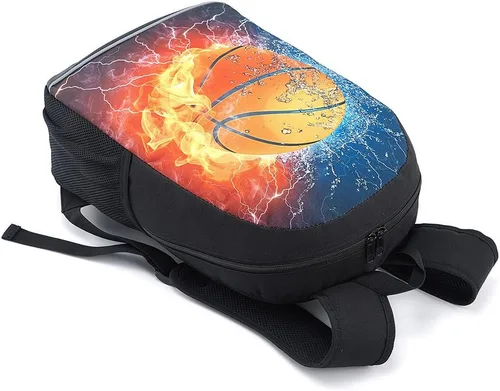 Vista 4 de Mochila adolescente, Universe Space TrendyMax Galaxy Pattern Mochila linda para la escuela, Auricular ardiente, Computadora portátil