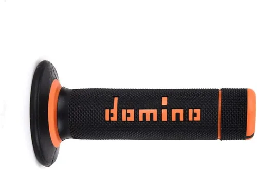 Vista 3 de Domino Puños de doble punto gofre de carreras para motos de cross Negro