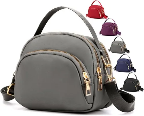 Vista 7 de Bolsos cruzados pequeños para mujer, bolsos de mano con correa ajustable para mujer, bolso de hombro para mujer