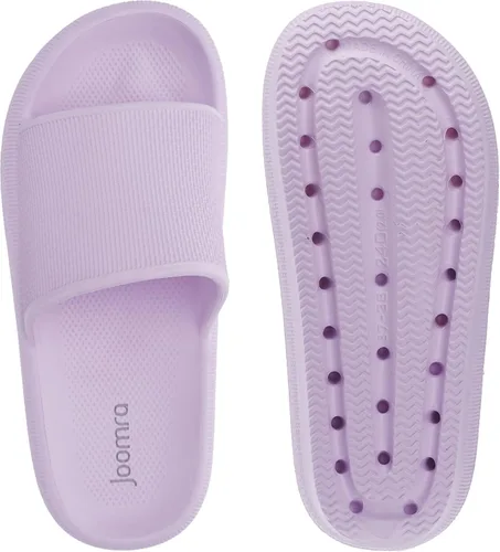 Vista 6 de Joomra - Sandalias acolchadas tipo pantuflas para mujeres y hombres, antideslizantes, de secado rápido, sandalias para baño, con suela gruesa