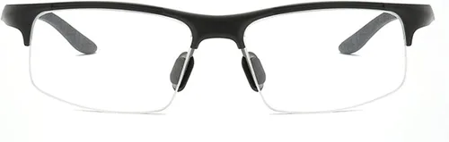 Vista 2 de COTIA Gafas de lectura bifocales para hombre, gafas deportivas, lentes fotocrómicas, lentes de transición de medio marco, lentes de presbicia