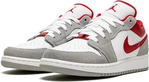 Vista 2 de Jordan Youth Air 1 Low GS 553560 130 Triple Blanco