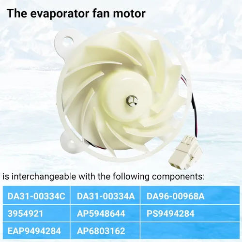 Vista 5 de DA31-00287B Motor del ventilador del evaporador del refrigerador apto para refrigerador Samsung DA31-00334C DA31-00334A DA96-00968A 3954921