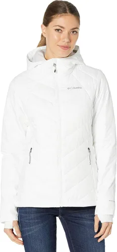 Vista 39 de Columbia Chaqueta larga con capucha Heavenly para mujer Verde (Stone Green)