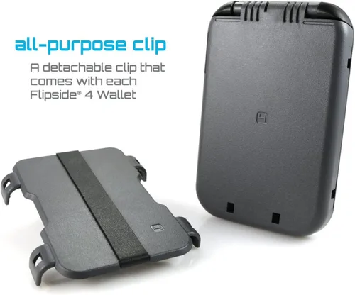 Vista 8 de Flipside Billeteras Flipside 4 RFID con clip extraíble para dinero - Delgada, segura y resistente a los golpes