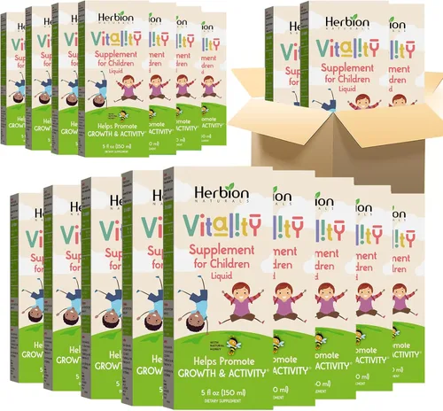 Vista 7 de HERBION Naturals Vitality Suplemento para niños, promueve el crecimiento y el apetito, alivia la fatiga, mejora el rendimiento mental y físico