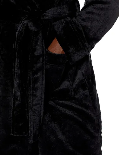 Vista 3 de Tienda Essentials Women's Mid-Length Plush Robe - Discontinued