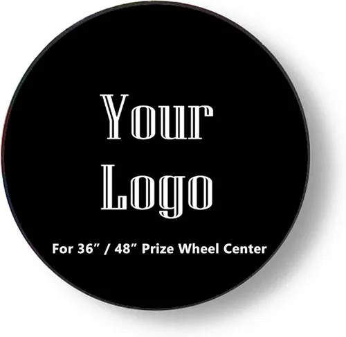Vista 9 de WinSpin Placa central personalizada de 5.5 pulgadas para logotipo personalizado de rueda de premios de 18/24 pulgadas