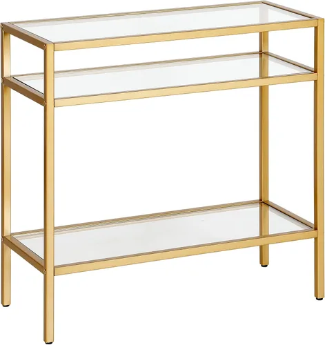 Vista 5 de Henn&Hart - Mesa auxiliar de 20 pulgadas, mesita de noche, mesa auxiliar, color negro