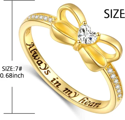 Vista 6 de Ladytree Anillo de plata de ley S925 con banda para el pulgar, regalos de joyería para mujer, moda de moda