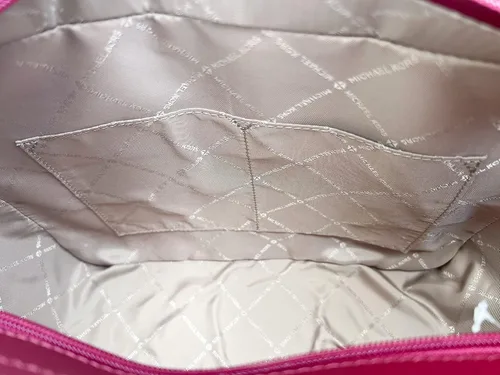 Vista 9 de Michael Kors Jet Set - Bolso de hombro con cadena grande de viaje Mulberry Multi Mulberry Multi