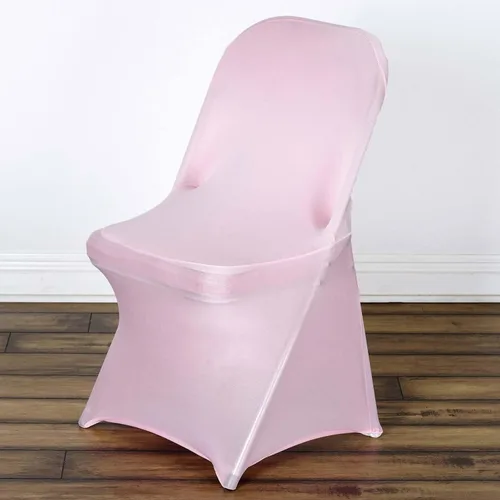 Vista 27 de Efavormart - Funda para silla plegable elástica de elastano, ajustable, para cenas, eventos, bodas, fiestas, banquetes, catering, color beige