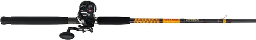 Vista 5 de Combo de caña de pesca a casting Ugly Stik Bigwater y carrete convencional Penn Rival Level Wind