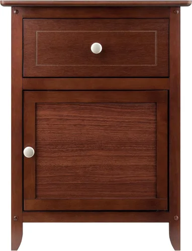 Vista 6 de Winsome - Mesa auxiliar/nocturna de madera de 25 x 18.9 x 14.96 pulgadas, color marrón (94215)
