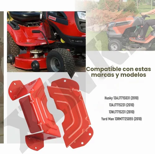 Vista 3 de 783-06424A-0638 - Cubierta protectora de correa de polea de husillo de cubierta compatible con MTD & Troy-Bilt & Craftsman cortacésped con cubiertas