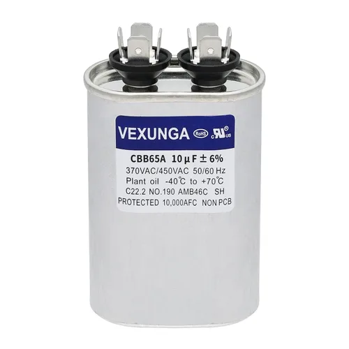 Vista 33 de VEXUNGA Capacitor Dual de Arranque Redondo A/C de 50/5 uF 50+5 MFD 370VAC o 440VAC CBB65 CBB65B Capacitores de Aire Acondicionado para Motor