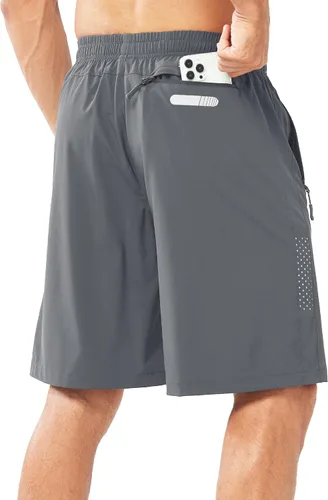 Vista 3 de NORTHYARD Pantalones cortos deportivos ligeros de secado rápido y de 7pulgadas para hombre, para senderismo, deportes, gimnasio, correr