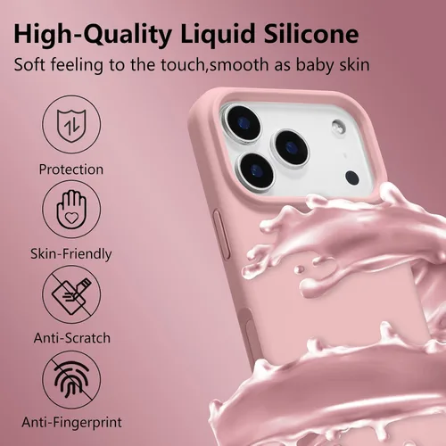 Vista 110 de Funda magnética de silicona para iPhone 13 Pro, color blanco antiguo [Compatible con Magsafe] [Forro de microfibra suave antiarañazos], funda