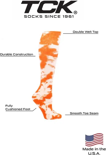 Vista 4 de TCK Tie Dye Multisport Tube Socks Soccer Softball