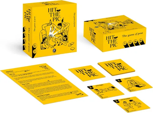 Vista 7 de Juego de fiesta Hit The Pic – Combina la postura en un juego rápido en equipo con improvisación y movimiento, perfecto para grupos y noches de juego