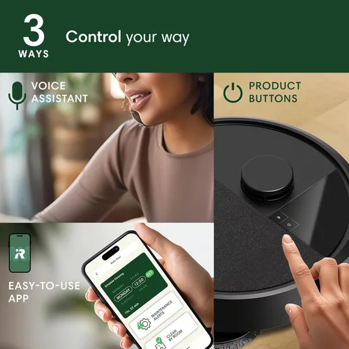 Vista 11 de iRobot Roomba Plus 405 (G185) Robot aspiradora y trapeadora combinada con base AutoWash - Almohadillas de trapeador giratorias, se vacía