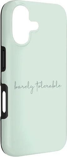 Vista 3 de Funda para iPhone 17 con cita de orgullo y prejuicio de Jane Austen Barely TOLERABLE