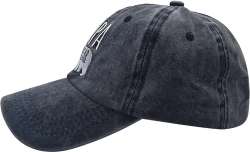 Vista 3 de Waldeal Gorra de béisbol ajustable con bordado de Papa Bear para hombre