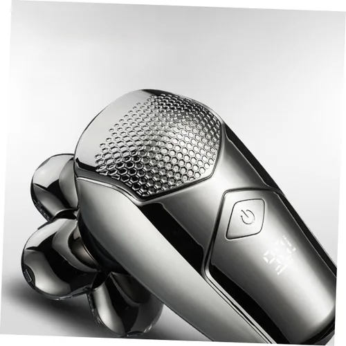 Vista 6 de Beaupretty Afeitadora eléctrica recargable para hombre, 6 cabezales para recortadora de pelo, afeitadora de barba