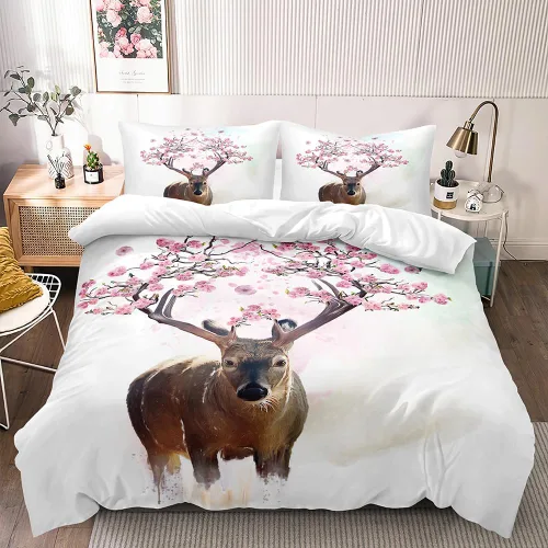 Vista 29 de Juego de funda de edredón con diseño de tigre blanco, tamaño individual, funda de edredón con estampado de animales salvajes, juego de ropa de cama