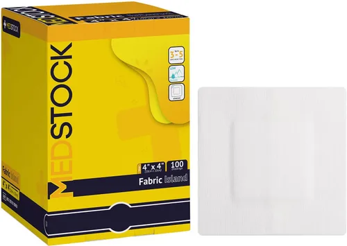 Vista 6 de MEDSTOCK Apósito de tela para islas, 2 x 2.75 pulgadas (paquete de 100), cuidado adhesivo de heridas, adecuado para heridas quirúrgicas, pastos