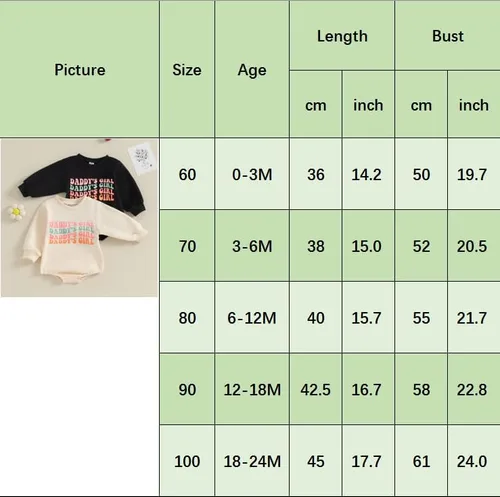 Vista 7 de Ropa para bebé recién nacida, sudadera de gran tamaño con estampado de letras, mameluco de manga larga con burbujas para otoño
