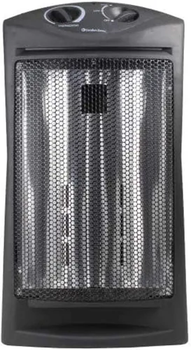 Vista 4 de Calentadores de espacio Comfort Zone para uso en interiores, calentador eléctrico portátil, termostato ajustable, calor infrarrojo, calentador