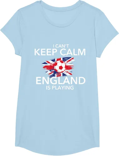 Vista 19 de I Can't Keep Calm England Is Playing - Camiseta para amantes del fútbol, Negro