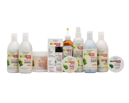 Vista 3 de Hawaiian Silky Pomada de vinagre de sidra de manzana con aceite de ricino negro, 2.4 onzas, fuerte fijación natural, todo tipo de cabello, hombres