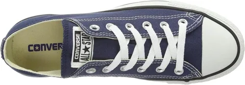 Vista 4 de Converse Womens All Star Ox Low Chuck Taylor Chucks Sneaker Trainer - Navy
