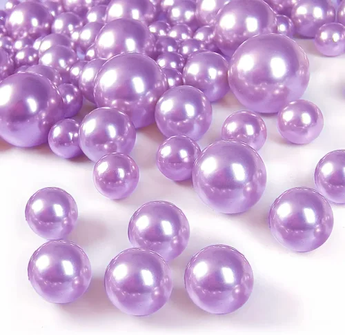 Vista 8 de 160 perlas para relleno de jarrón, perlas de maquillaje sin agujero, para soporte de brochas para decoración del hogar, boda, 10/14/20 (champán)