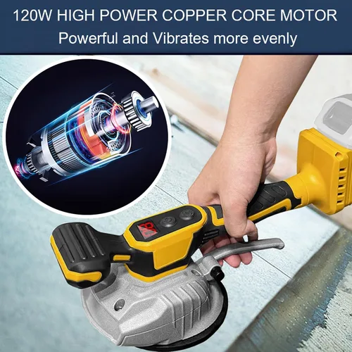 Vista 3 de Herramienta de vibración para azulejos para batería Dewalt de 20V, herramientas manuales para azulejos Max 25000r/Min, herramienta de ventosa
