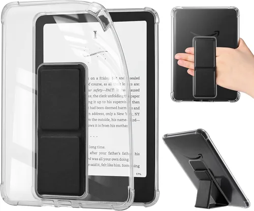 Vista 19 de iDLEHANDS Funda magnética transparente para Kindle Paperwhite de 7" de 12ª generación 2024 y Kindle Colorsoft - con AirBag compatible con iPhone