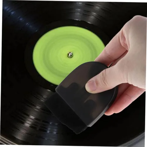 Vista 5 de Cepillo giratorio Cepillo de limpieza de vinilo Limpieza del hogar Herramientas para el hogar Plumero de cuello Limpiador de discos Limpiador